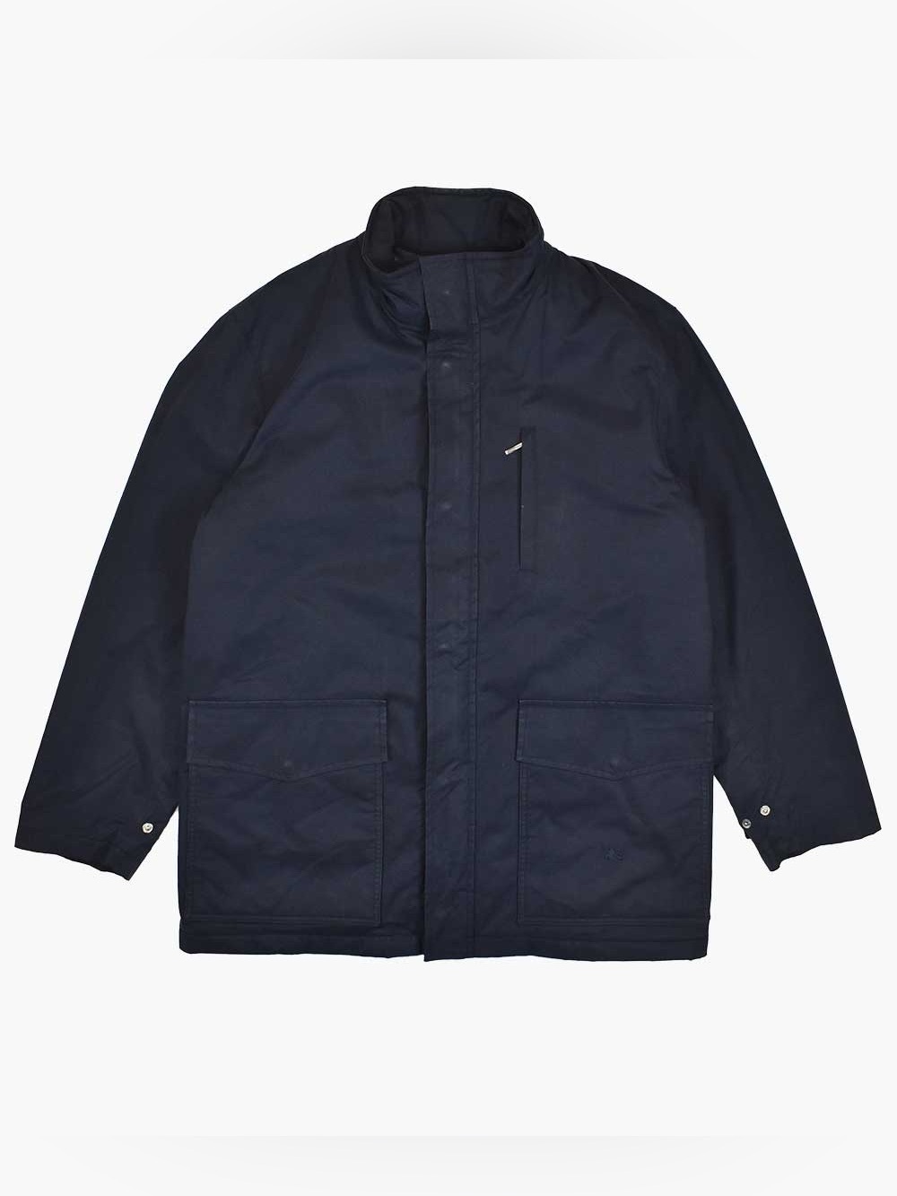 Vintage Burberry Men's Black Jacket Casual Field Coat XL